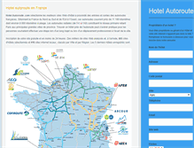 Tablet Screenshot of hotelautoroute.com